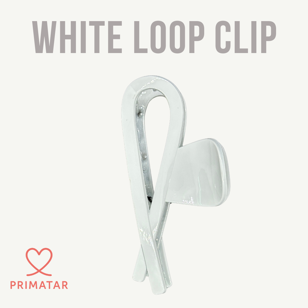 กิ๊บหนีบผม White Loop Clip
