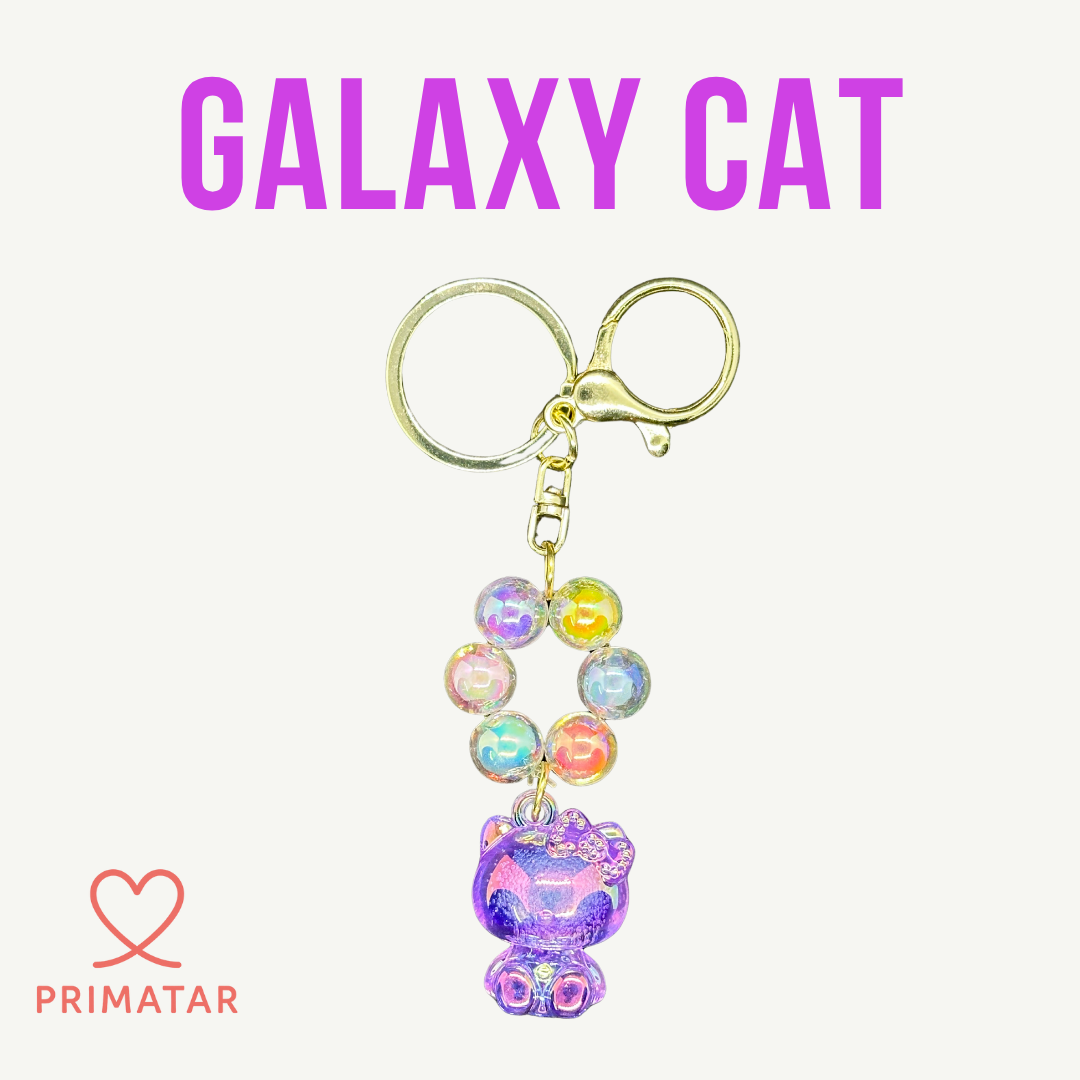พวงกุญแจ Galaxy Cat